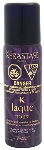 Kerastase K Laque Noire Extra-strong Hold Hair Spray, 2.1 Oz